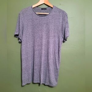 DSTLD Heather Gray Crew Neck T-Shirt – Made in USA – Size M